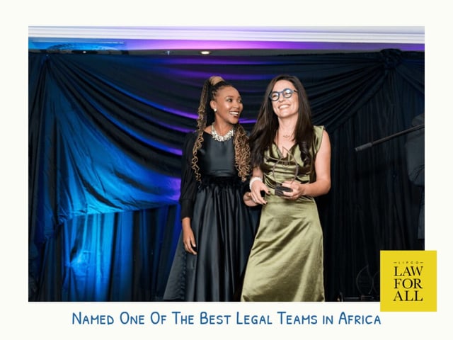 LAW FOR ALL Wins at African Legal Awards